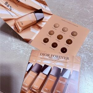 Dior Forever Skin Glow Foundation - Two samples.
